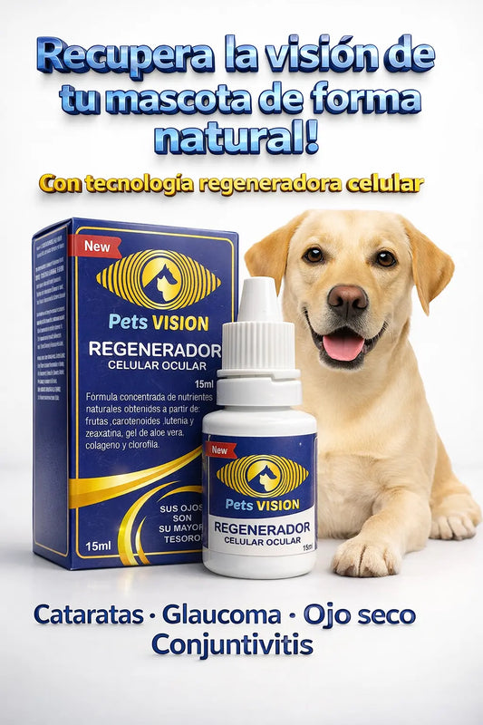 Pets Visión™ - Gotas Oculares para Mascotas